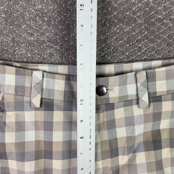 Lululemon Shorts Men's 30 Brown Plaid Kahuna 2.0 Commission ABC Golf Stretch - Picture 10 of 13